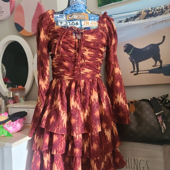 House of harlow 1960 printed dress - Picture 6 of 9